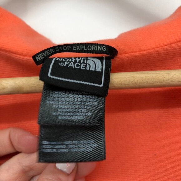 The North Face Reddish Orange Collapsible Stow Away Lightweight windbreaker  LG - Picture 8 of 14